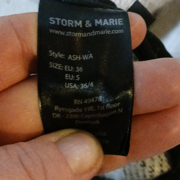 Storm & Marie Ash Wool Blend 40/60 Waist Coat Vest Woman's sz S/4 - Picture 13 of 16